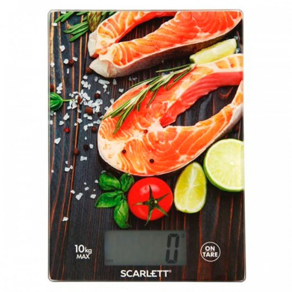 Весы кухонные Scarlett SC-KS57P37 (лосось)