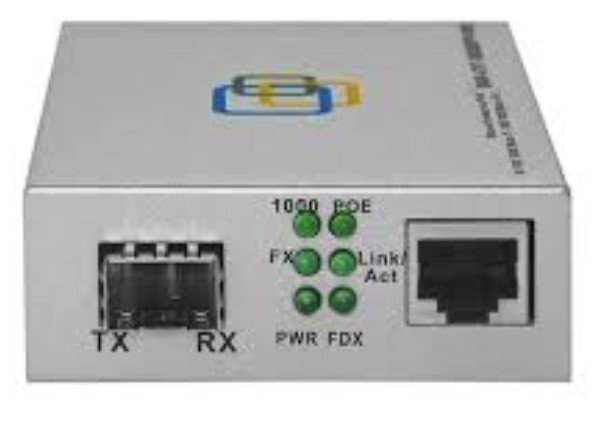Медиаконвертер 10/100/1000-Base-T / 100/1000Base-FX с SFP-портом, фото 2