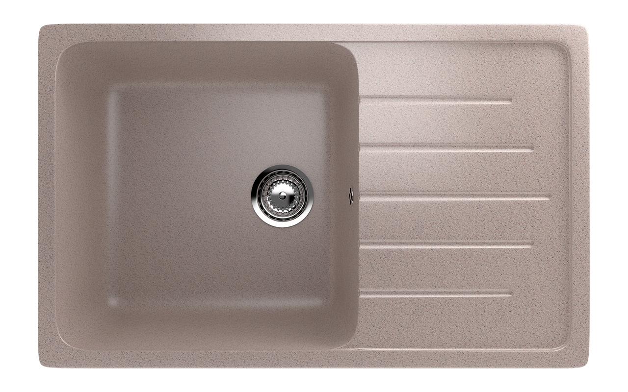 Мойка кухонная односекционная реверсивная ECO Stone 750 x 495