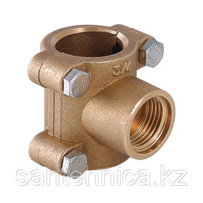 Седелка латунь Ду 20х15х20 (3/4"х1/2"х3/4") Valtec VTr.755.G.0504, фото 2
