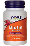 Специальные Добавки Biotin 1000 mcg, 100 caps.