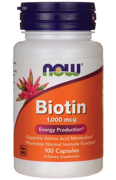 Специальные Добавки Biotin 1000 mcg, 100 caps. - фото 1 - id-p75563467