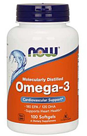 Специальные Добавки Omega-3 1000 mg, 100 softgels.