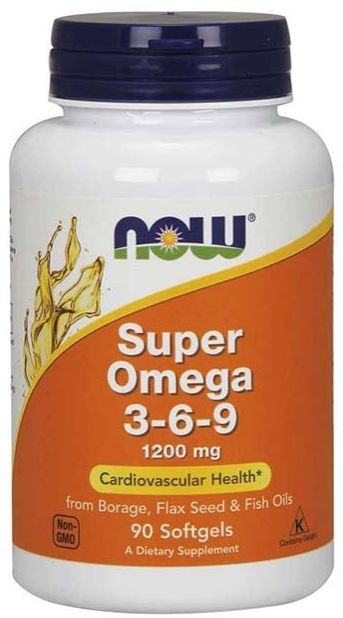 Специальные Добавки SUPER OMEGA-3-6-9 1200 MG, 90 SOFTGELS. - фото 1 - id-p75563562