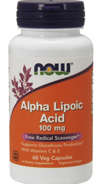Специальные Добавки Alpha Lipoic Acid 100 mg, 60 caps. - фото 1 - id-p75564647