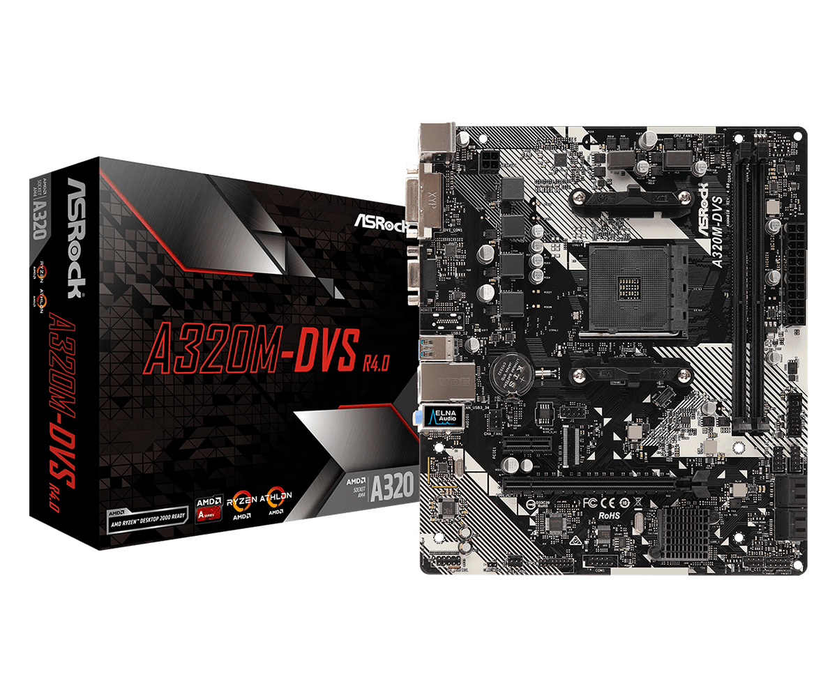 Материнская плата ASRock A320M-DVS R4.0