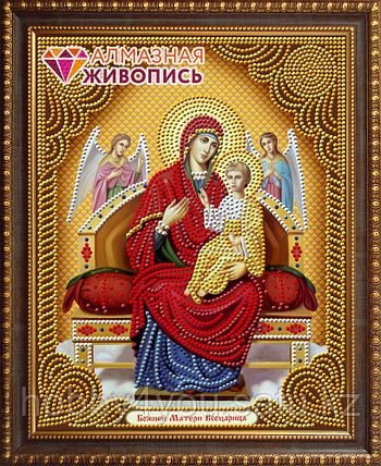 Картина стразами "Икона Всецарица", 22*28см, фото 2