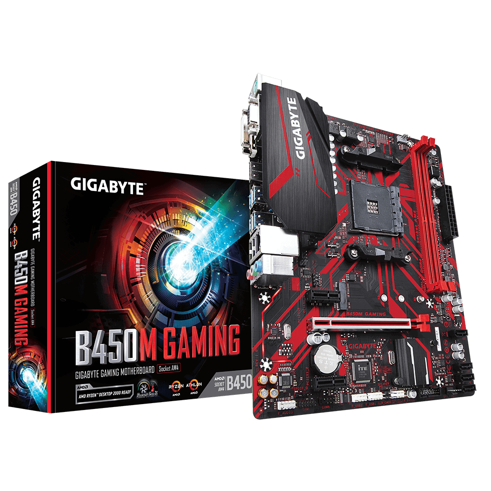 Материнская плата GIGABYTE B450M GAMING