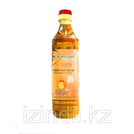 Кунжутное масло первого холодного отжима, 500 мл,Extra Virgin , Sangam Herbals