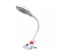 Лампа-лупа LED портативная на прищепке