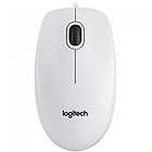Мышка оптическая Logitech B100 (White)
