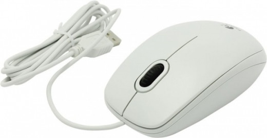 Мышка оптическая Logitech B100 (White) - фото 2 - id-p75282826