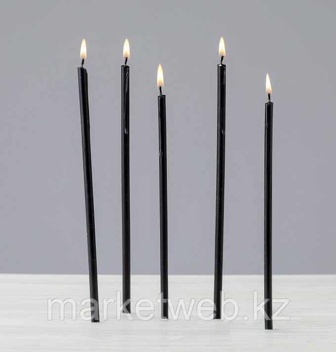Свечи Восковые ЗЕЛЁНЫЕ цена от 14,5 тенге. Длина свечи 150мм - фото 6 - id-p74480755