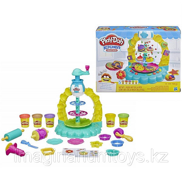 Пластилин Плей До Play-Doh в игровом наборе "Карусель сладостей"