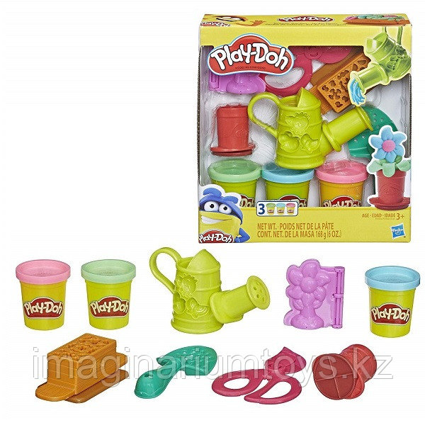Набор пластилина Плей До Play-Doh для девочек «Сад» - фото 1 - id-p75610219