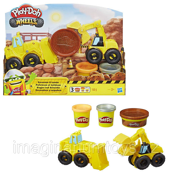 Набор пластилина Плей До Play-Doh «Экскаватор» - фото 2 - id-p75610299