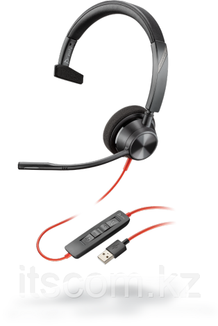 Проводная гарнитура Poly Plantronics Blackwire 3310, BW3310, USB-A (213928-01)