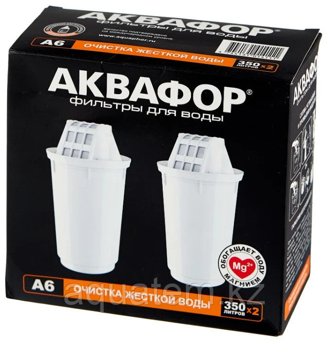 Сменный картридж на кувшин Аквафор А-6 (комплект из 2-х штук)