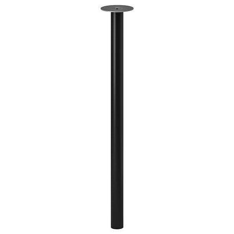 Ножка АДИЛЬС черный ИКЕА, IKEA, фото 2