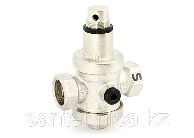 Регулятор давления поршневой Ду 25 Ру25 G1 1/4" ВР Pн=0.5-6.0 бар с вых. под манометр UNI-FITT, фото 2