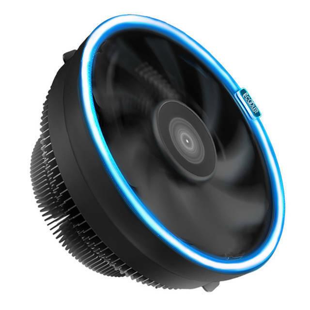 Кулер для процессора Pccooler E126MB цвет подсветки голубой