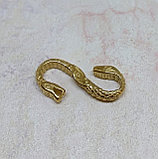 Застёжка для плетеного шнура, 27х14х3мм, фото 2