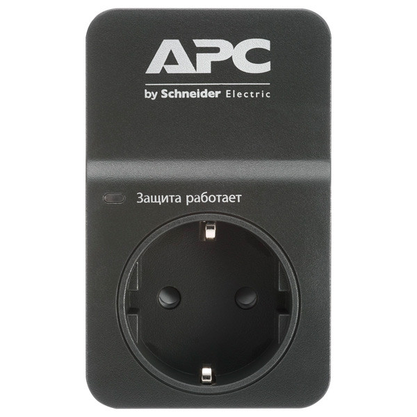 Сетевой фильтр APC PM1WB-RS Essential SurgeArrest (1 розетка, Black)