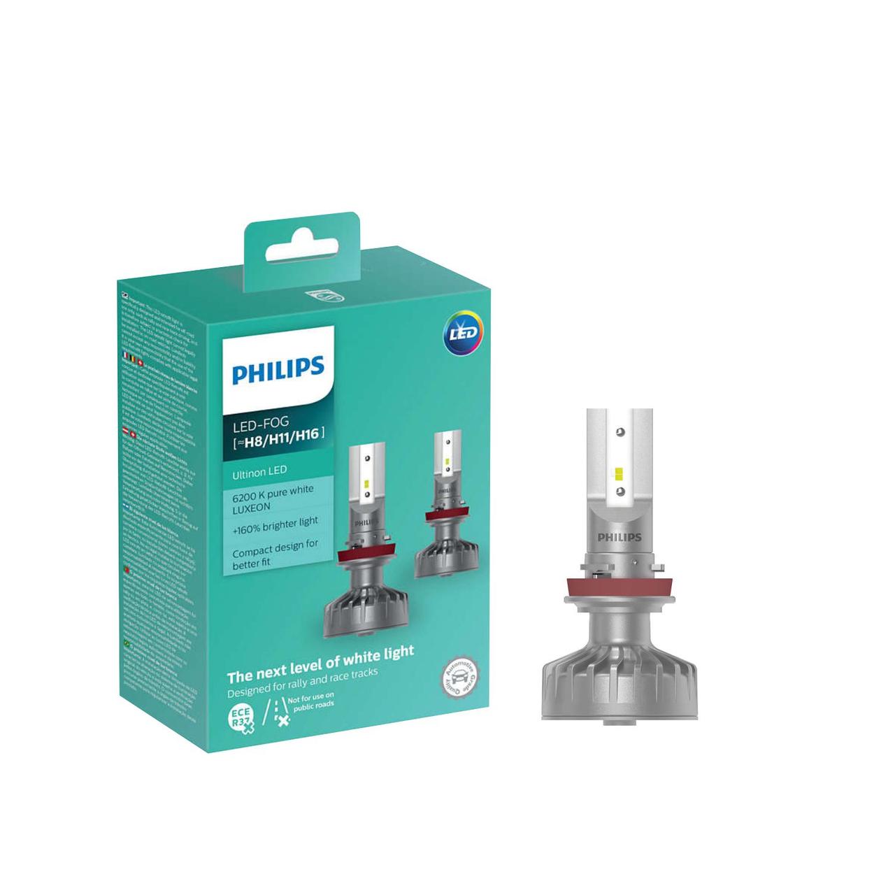Philips led fog h8/h11/h16. Philips x-treme ultinon led. Led fog h11. Комплект светодиодных ламп h8/h11/h16 philips ultinon essential led 6500к. Лампа светодиодная 12/24v h8/h11/h16 24w philips ultinon essential led 2 шт.