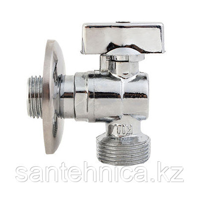 Угловой кран для подключения приборов (хром) 1/2"*1/2" TIM BL5811 (1/60)