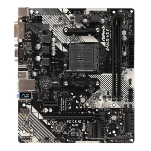 ASRock B450M-HDV R4.0 материнская плата (B450M-HDV R4.0) - фото 2 - id-p62286313