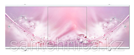 Экран для ванны Премиум А 1480х560х34 мм розовый, фото 2