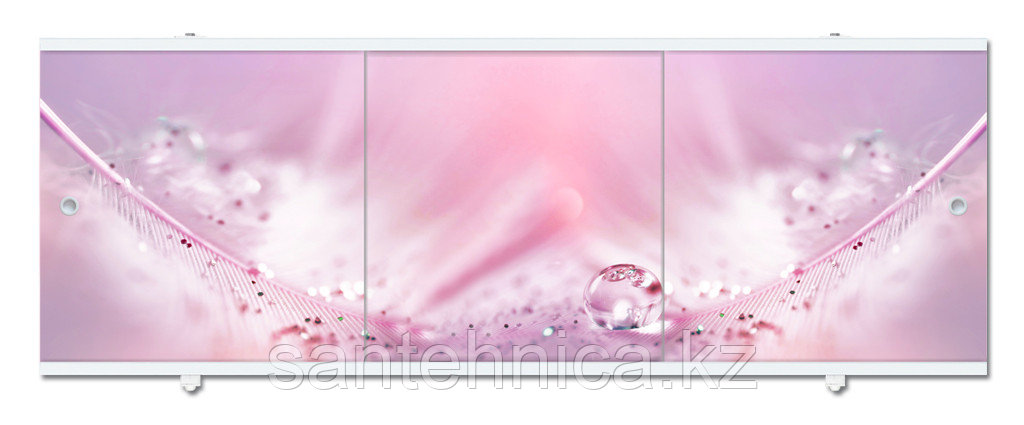 Экран для ванны Премиум А 1680х560х34 мм розовый