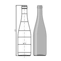 Стеклотара 006 - АО.2-500мл " Wine Bottle"