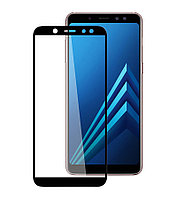 Защитное стекло Full screen PowerPlant для Samsung Galaxy A6+ (SM-A605) Black