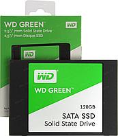 Твердотельный накопитель 120GB SSD WD WDS120G2G0A Серия GREEN 2.5” SATA3 R545Mb/s Толщина 7мм. Время