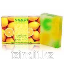 Мыло натуральное Освежающий лимон и базилик Ваади Vaadi REFRESHING LEMON AND BASIL SOAP 75 гр