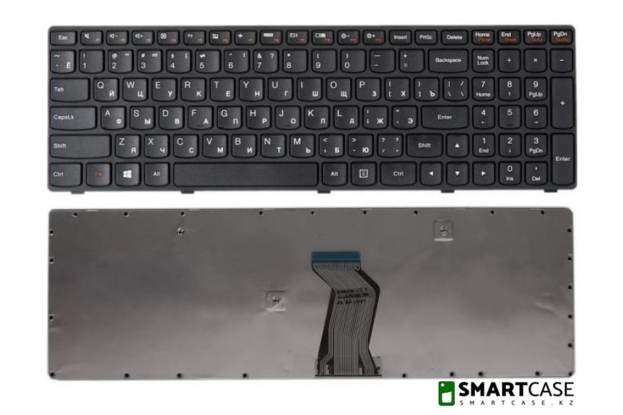Клавиатура для ноутбука Lenovo IdeaPad G500, G505, G510 (черная, RU)