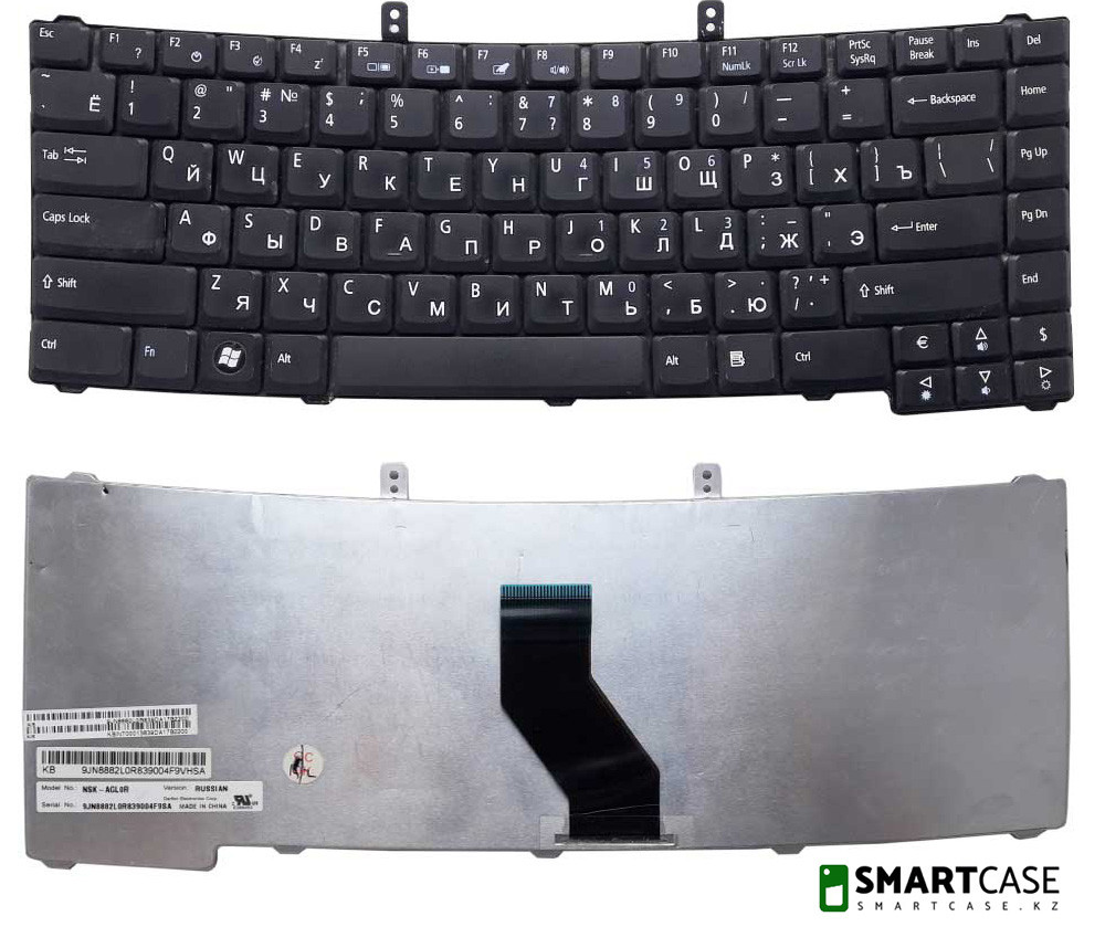Клавиатура для ноутбука Acer Extensa 5520 (черная, RU)