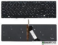 Клавиатура для ноутбука Acer Aspire V5-571 (черная с подсветкой, RU)