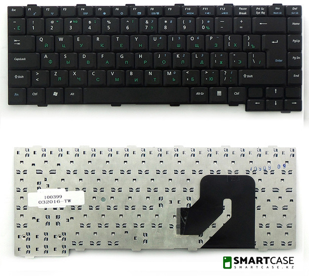Клавиатура для ноутбука Asus W2 (черная, RU)