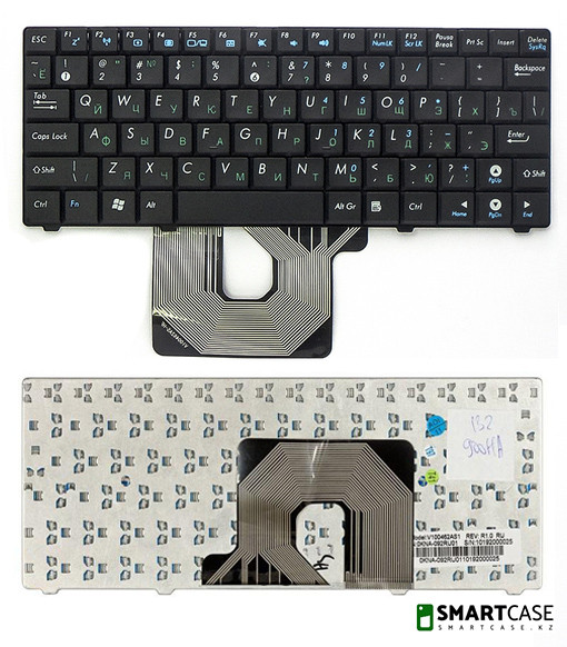 Клавиатура для ноутбука Asus EEE PC T91 (черная, RU)