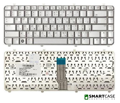 Клавиатура для ноутбука HP Pavilion DV5-1000 (серебристая, RU)
