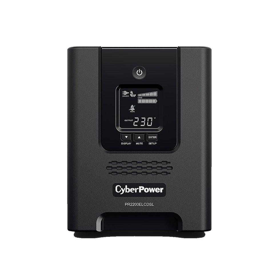 ИБП (UPS) CyberPower PR3000ELCDSL выходная мощность 3000VA/2700W