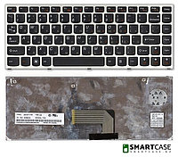 Клавиатура для ноутбука Lenovo IdeaPad U460 (серая, RU)
