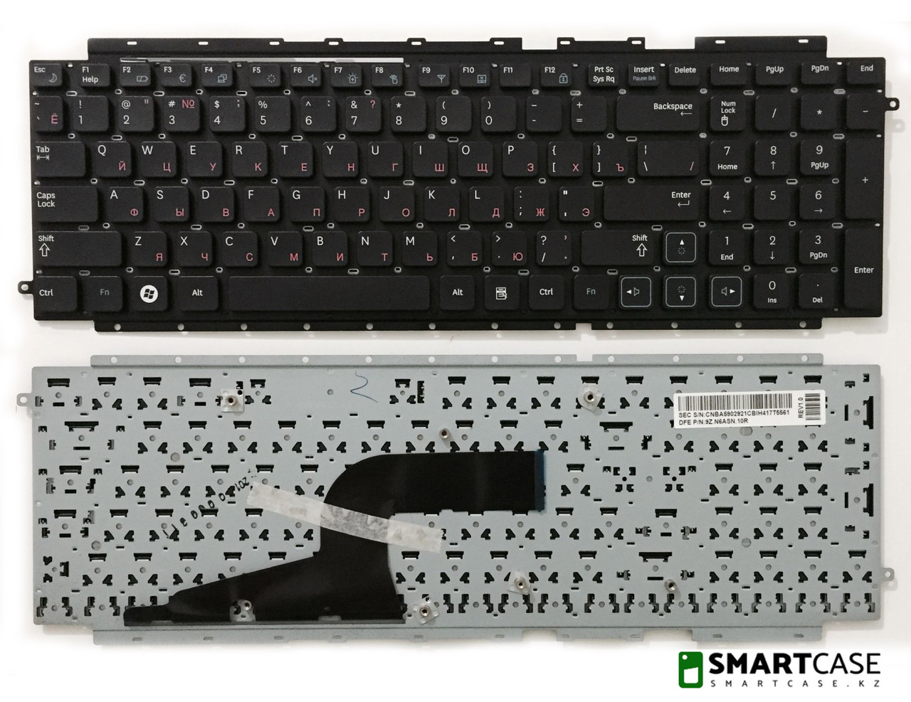 Клавиатура для ноутбука Samsung Aegis 600B с тензометрическим джойстиком (черная, RU)