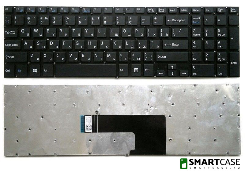 Клавиатура для ноутбука Sony SVF 15 (черная, RU)