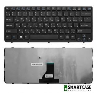 Клавиатура для ноутбука Sony SVF14 (черная, RU)