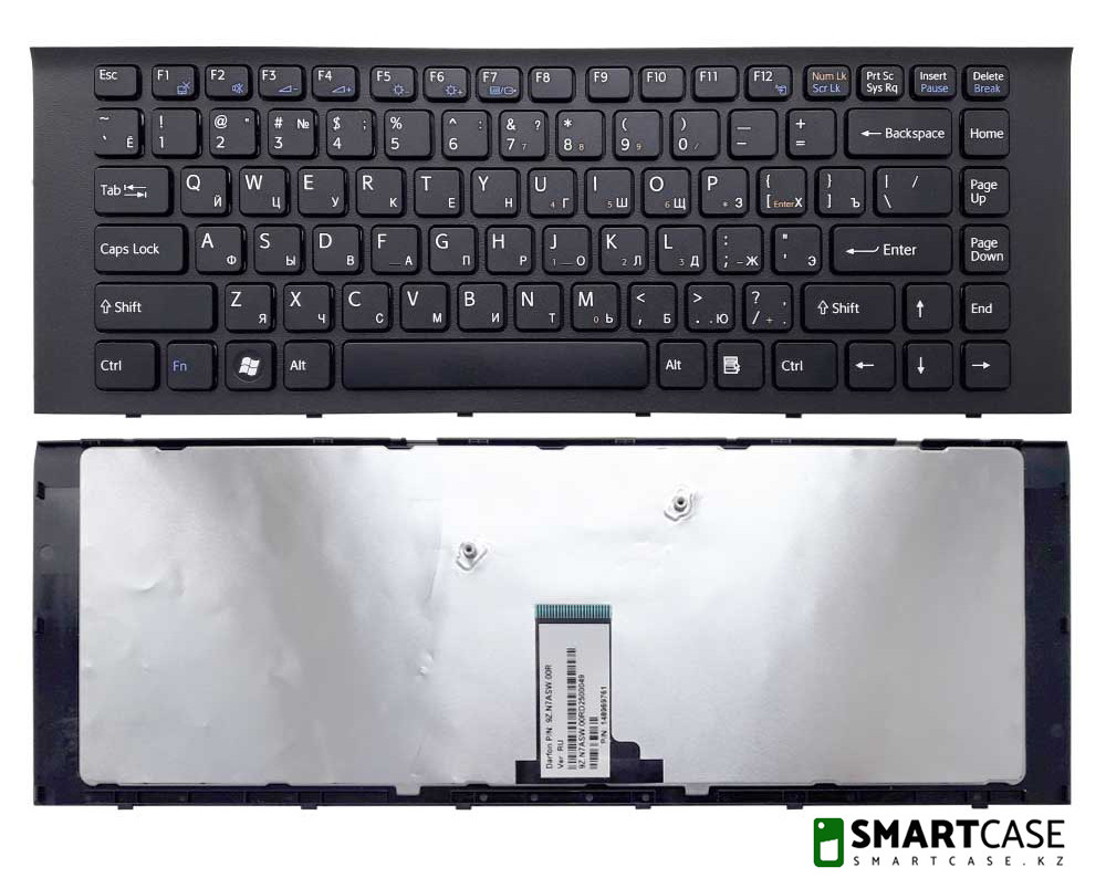 Клавиатура для ноутбука Sony VPC-EG (черная, RU)