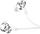 Наушники Xiaomi Mi Piston In-Ear Headphones Basic Edition Silver, фото 3