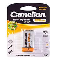 Аккумуляторная батарейка Camelion крона NH-9V200BP1, Rechargeable, Lockbox Rechargeable, 6F22, 9V, 200 mAh (1 шт.)